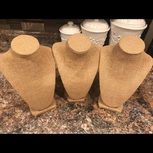 Statement Necklace Jewelry Busts & Bracelet Bar